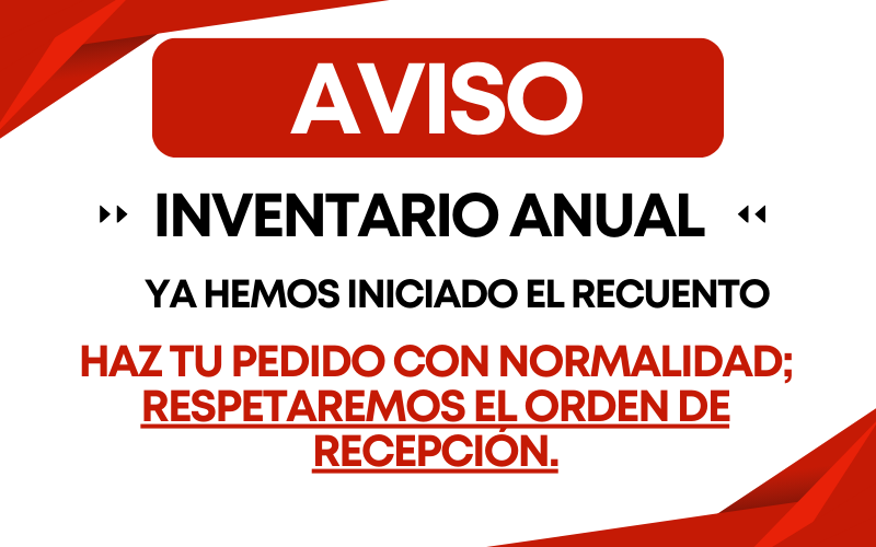 AVISO INVENTARIO ANUAL